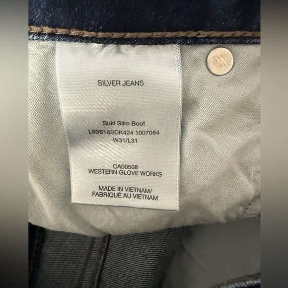 Women’s Silver bootcut jeans size 31. - Picture 3 of 4